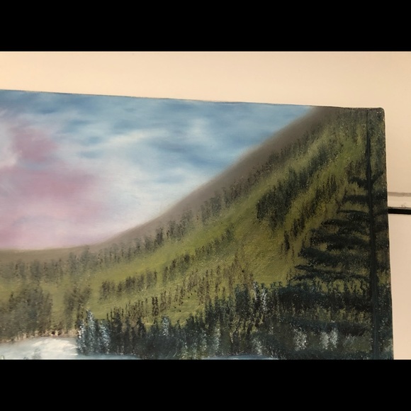 🖼Vintage 1985 Original Oil/Acrylic Canvas -Signed-Archive Reference- landscape - Picture 3 of 16